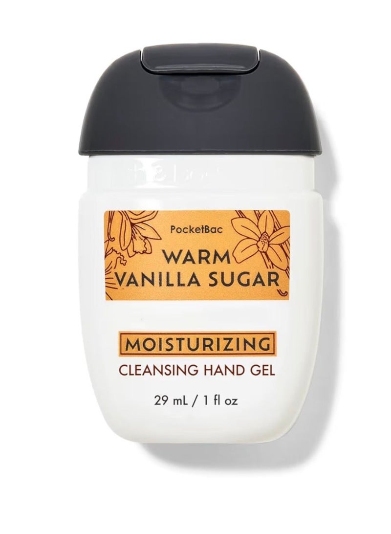 باث آند بودي وركس Warm Vanilla Sugar PocketBac Moisturizing Hand Sanitizer 29ml - Image 1